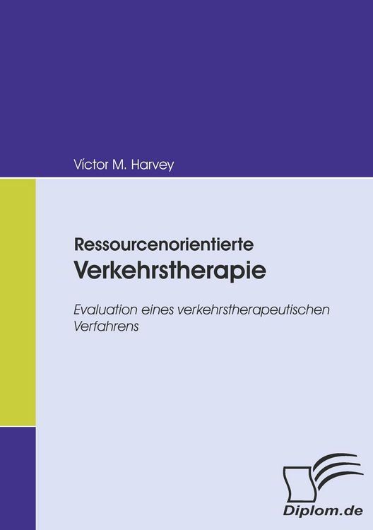 Produktbild: Ressourcenorientierte Verkehrstherapie