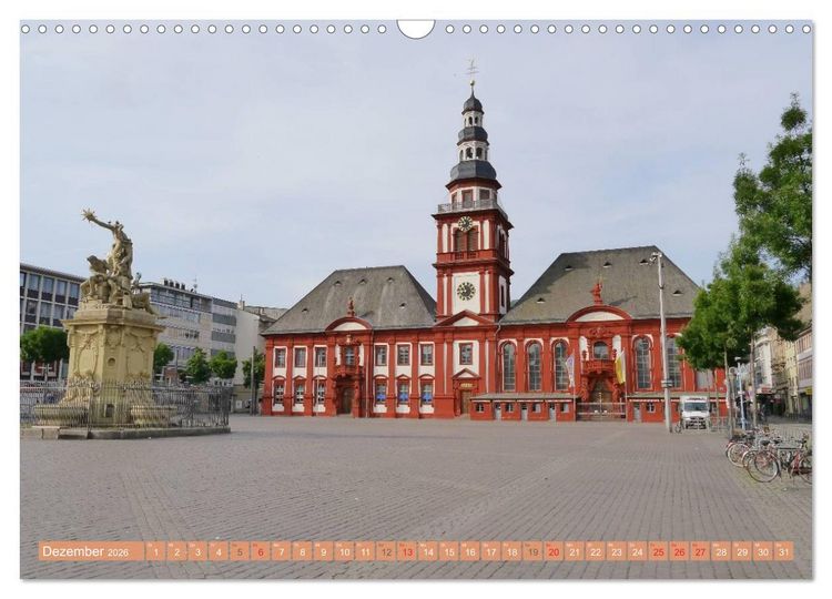 Produktbild: Mannheim - Stadt im Quadrat (Wandkalender 2026 DIN A3 quer), CALVENDO Monatskalender