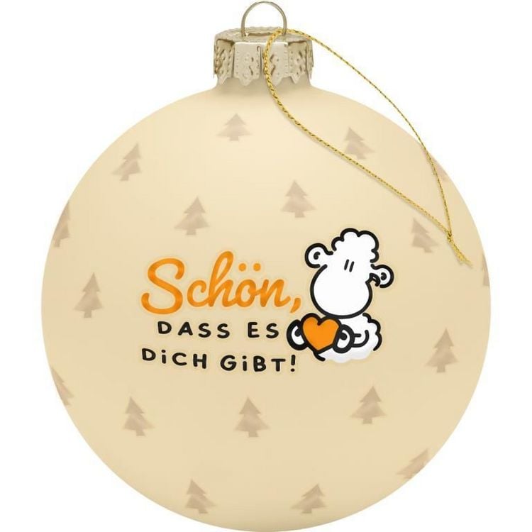 Produktbild: Weihnachtskugel Motiv Sch&ouml;n