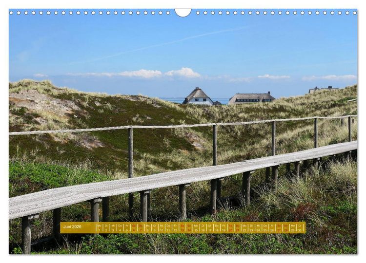Produktbild: Unendliche Weite Sylts - Faszinierende Landschaftsaufnahmen (Wandkalender 2026 DIN A3 quer), CALVENDO Monatskalender