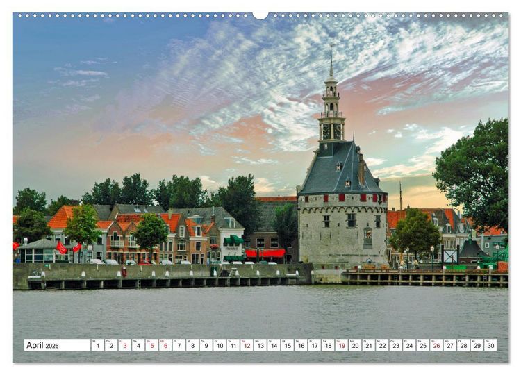 Produktbild: Idylle am Ijsselmeer (Wandkalender 2026 DIN A2 quer), CALVENDO Monatskalender