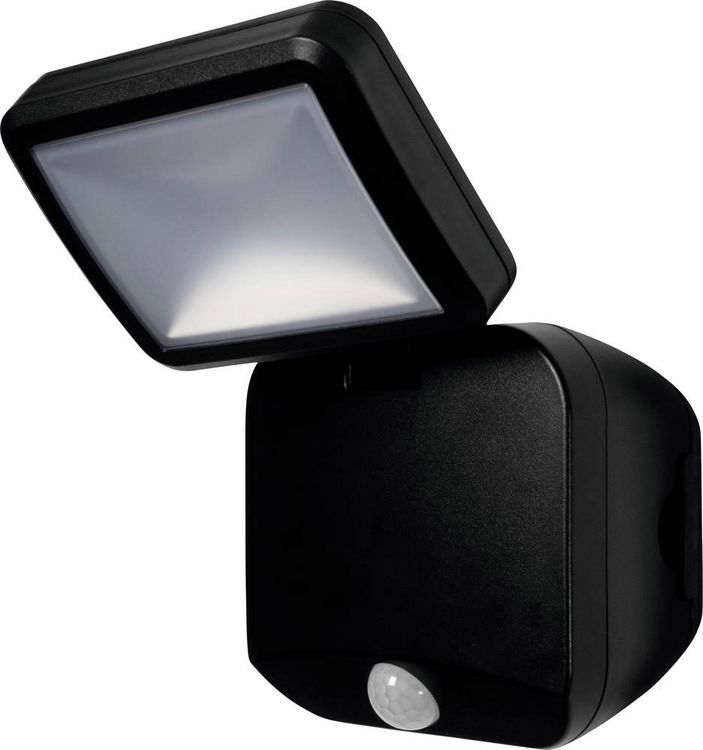 Produktbild: OSRAM HOMELIGHTING Battery LED Spotlight Sensor 4W 4000K IP54 Black 4099854497490 Au&szlig;enstrahler