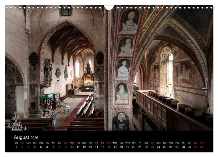 Produktbild: Monuments of Slovakia 2026 (Wall Calendar 2026 DIN A3 landscape), CALVENDO 12 Month Wall Calendar