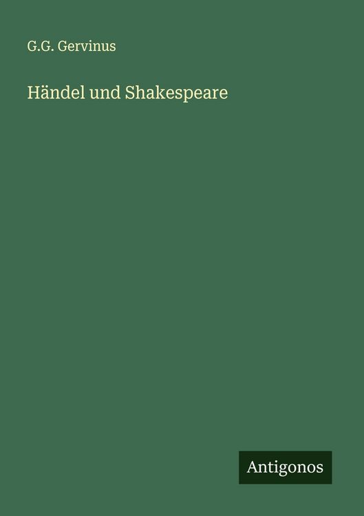 Produktbild: H&auml;ndel und Shakespeare