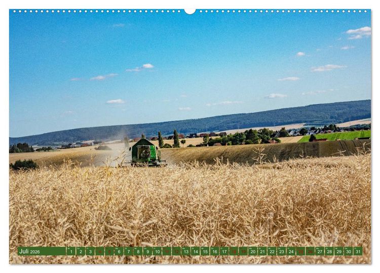 Produktbild: Landwirtschaft - Giganten im Kornfeld (Wandkalender 2026 DIN A2 quer), CALVENDO Monatskalender