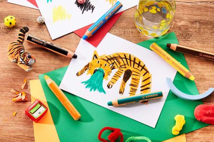 Produktbild: STABILO Aquarellbuntstift woody 3 in 1