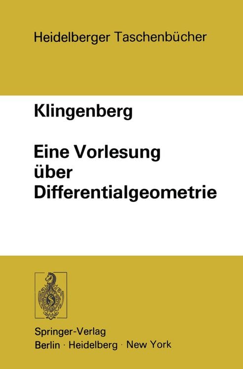 Produktbild: Eine Vorlesung &uuml;ber Differentialgeometrie