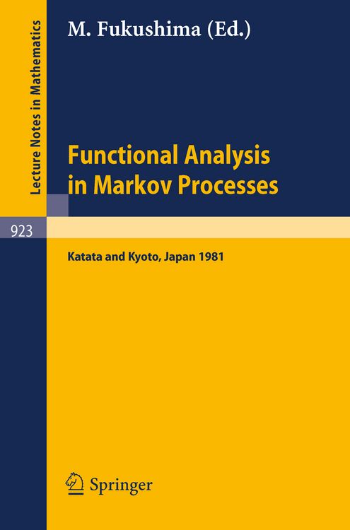 Produktbild: Functional Analysis in Markov Processes