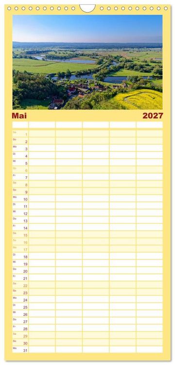 Produktbild: Familienplaner 2027 - Nationalpark Unteres Odertal mit 5 Spalten (Wandkalender, 21 x 45 cm) CALVENDO