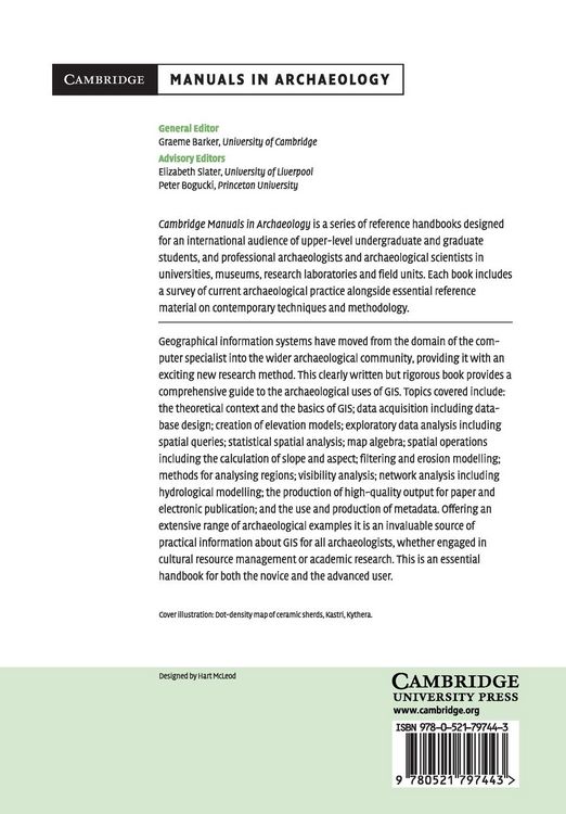 Produktbild: Geographical Information Systems in Archaeology