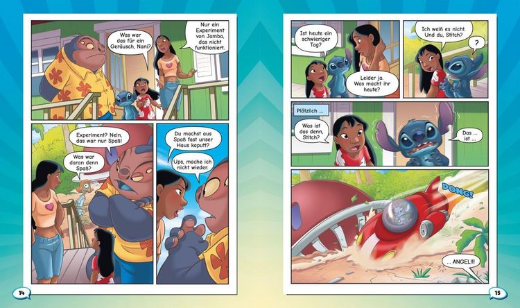 Produktbild: Disney: Stitch: Meine ersten Comic-Geschichten: Galaktische Abenteuer und &lsquo;Ohana