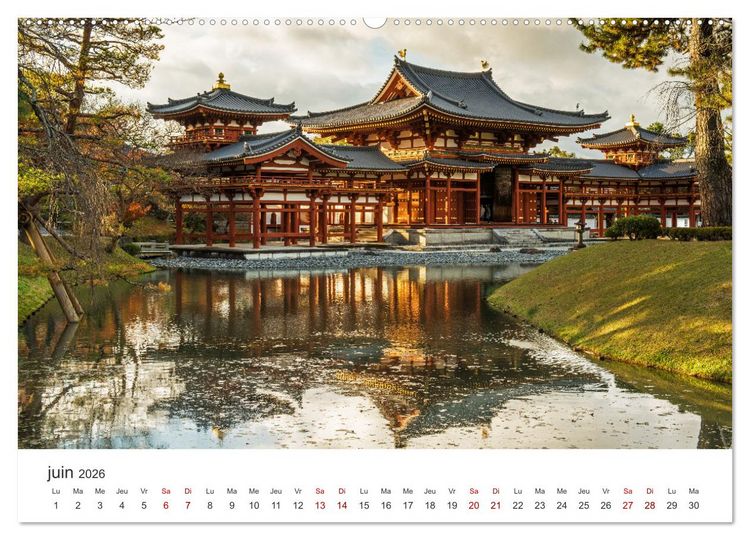 Produktbild: Jardiner au Japon (Calendrier mural 2026 DIN A2 vertical) calendrier de bureau