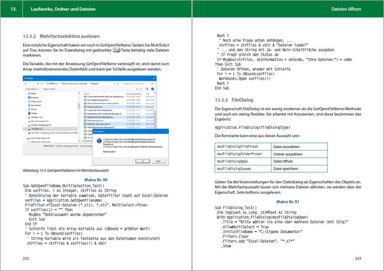 Produktbild: Excel VBA-Programmierung Makro-Programmierung f&uuml;r Microsoft 365, Excel 2021, 2019, 2016, 2013