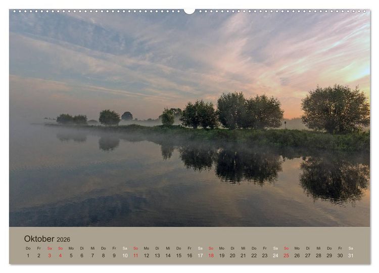 Produktbild: Lichtstimmungen im sch&ouml;nen Schleswig Holstein (Wandkalender 2026 DIN A2 quer), CALVENDO Monatskalender
