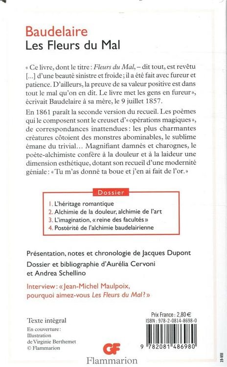 Produktbild: Les fleurs du Mal