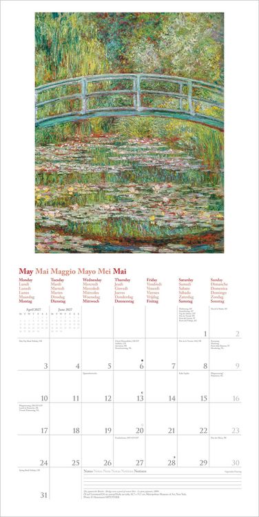 Produktbild: Claude Monet 2027