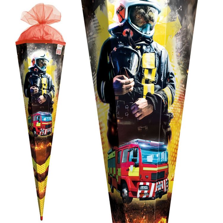 Produktbild: Motivschult&uuml;te, Feuerwehrmann, 85cm