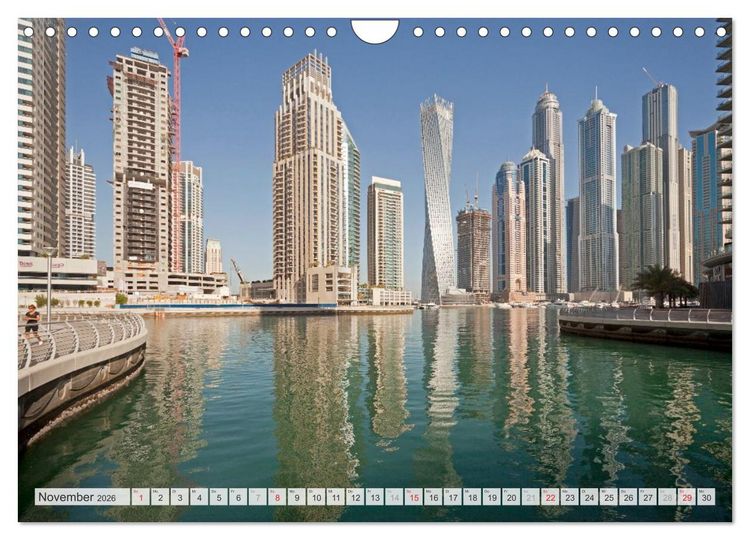Produktbild: Skylines weltweit (Wandkalender 2026 DIN A4 quer), CALVENDO Monatskalender