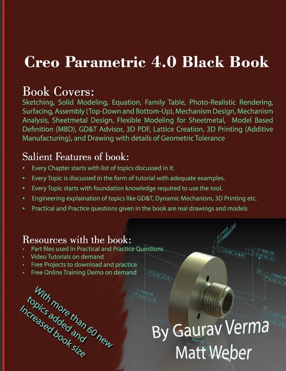 Produktbild: Creo Parametric 4.0 Black Book
