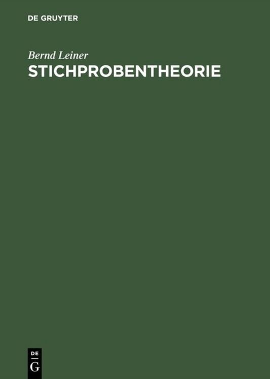 Produktbild: Stichprobentheorie