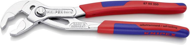 Produktbild: Knipex Cobra 87 05 250 Wasserpumpenzange Schl&uuml;sselweite (metrisch) 46mm 250mm