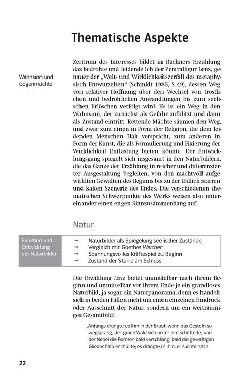 Produktbild: Klett Lekt&uuml;rehilfen B&uuml;chner "Lenz"