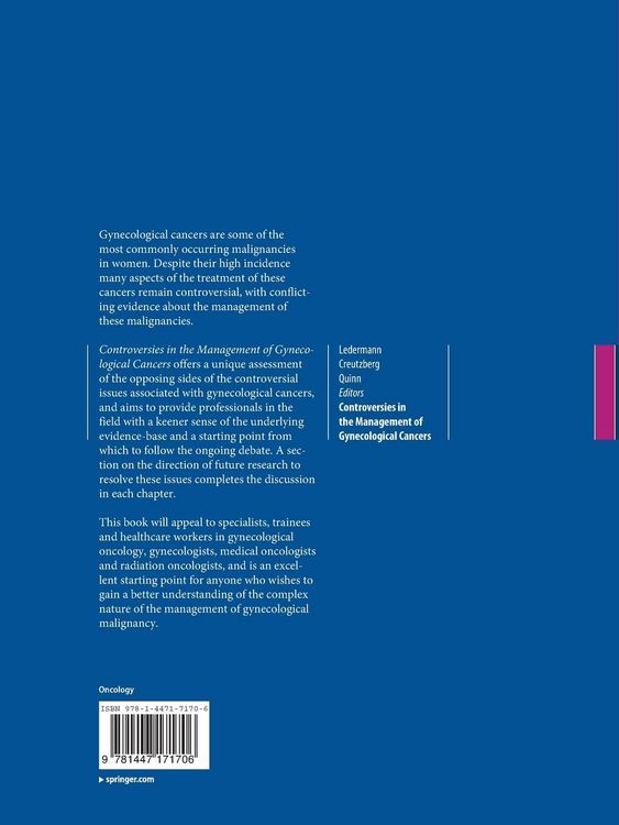 Produktbild: Controversies in the Management of Gynecological Cancers