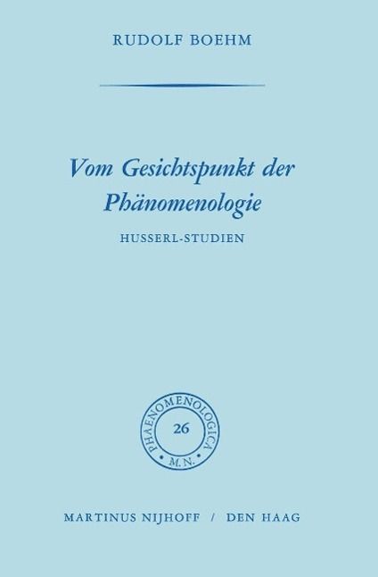 Produktbild: Vom Gesichtspunkt der Ph&auml;nomenologie