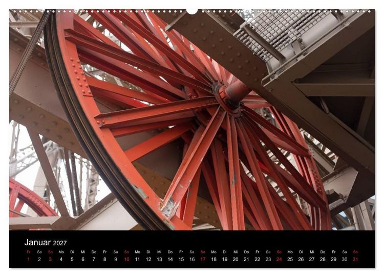 Produktbild: Eiffel Tower &ndash; Tour Eiffel &ndash; Eiffelturm &ndash; Paris 2027 (Wandkalender 2027 DIN A2 quer), CALVENDO Monatskalender