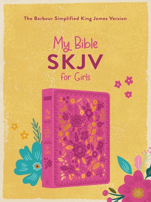 Produktbild: My Bible Skjv for Girls (Pink and Gold Florals)
