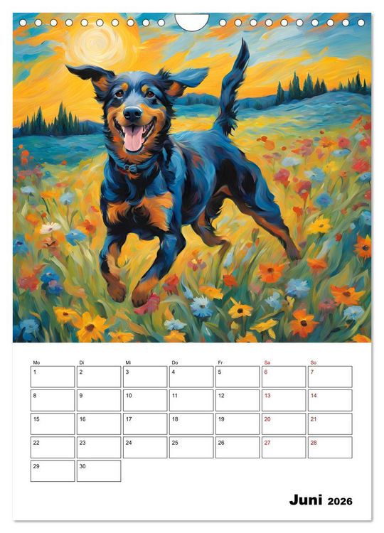 Produktbild: Hundezauber (Wandkalender 2026 DIN A4 hoch), CALVENDO Monatskalender