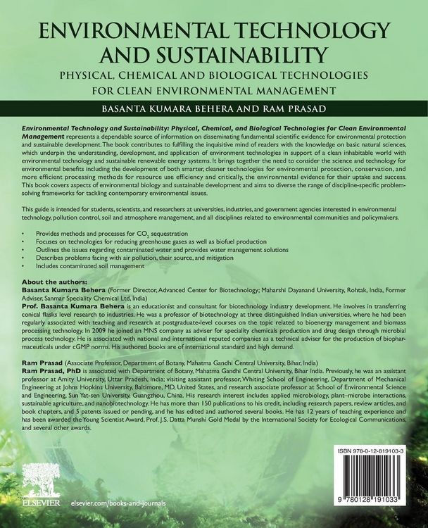Produktbild: Behera, B: Environmental Technology and Sustainability