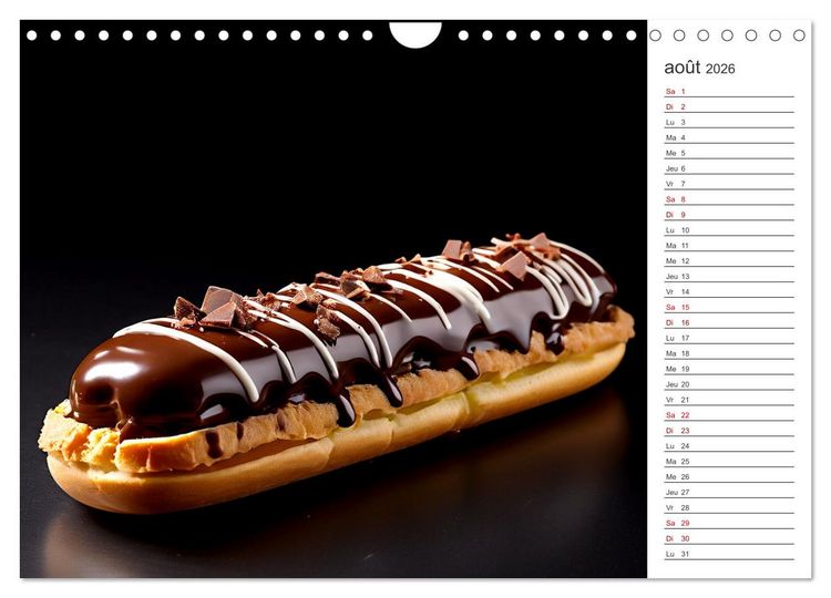Produktbild: Plaisirs interdits (Calendrier mural 2026 DIN A4 vertical), CALVENDO calendrier mensuel