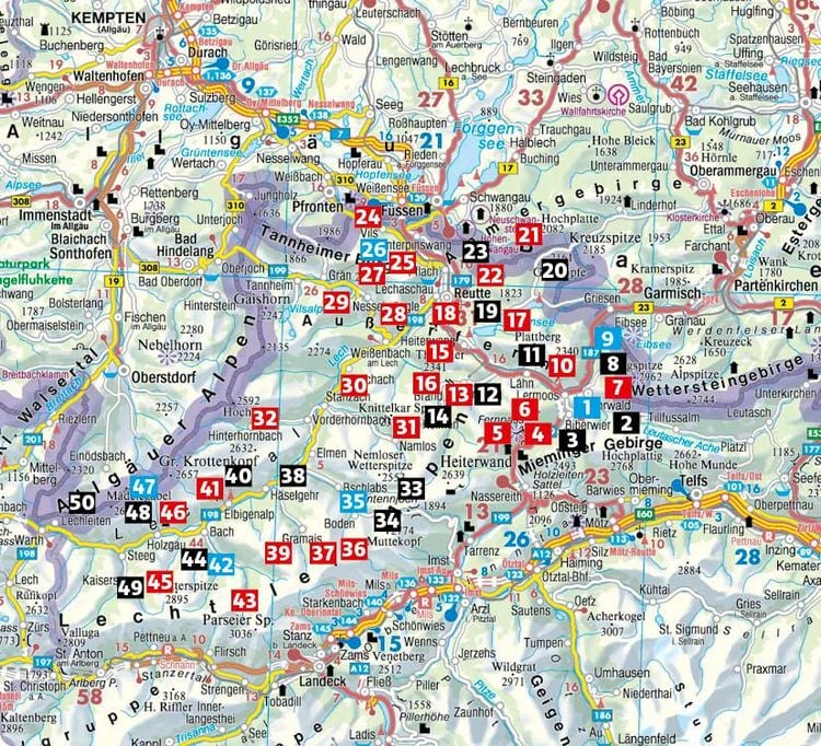 Produktbild: ROTHER Wanderf&uuml;hrer Au&szlig;erfern - Lechtal. 50 Touren um Ehrwald, Lermoos und Reutte &ndash; in der Tiroler Zugspitz Arena und im Naturpark Tiroler Lech