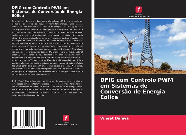Produktbild: DFIG com Controlo PWM em Sistemas de Convers&atilde;o de Energia E&oacute;lica