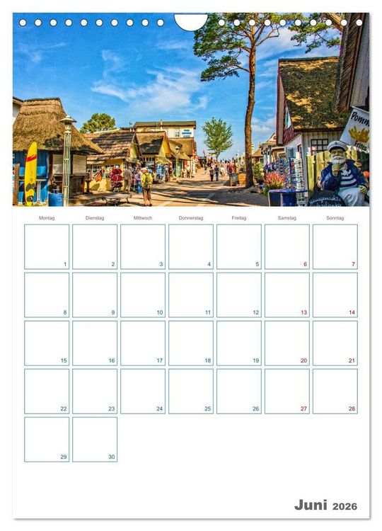 Produktbild: Ostseebad Prerow - Dar&szlig;er Momente - Terminplaner (Wandkalender 2026 DIN A4 hoch), CALVENDO Monatskalender