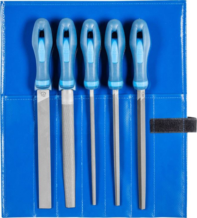 Produktbild: PFERD TOOLS 11800533 Werkstattfeilen-Set Hieb 3 in PVC-Rolltasche L&auml;nge 200 mm 1 St.