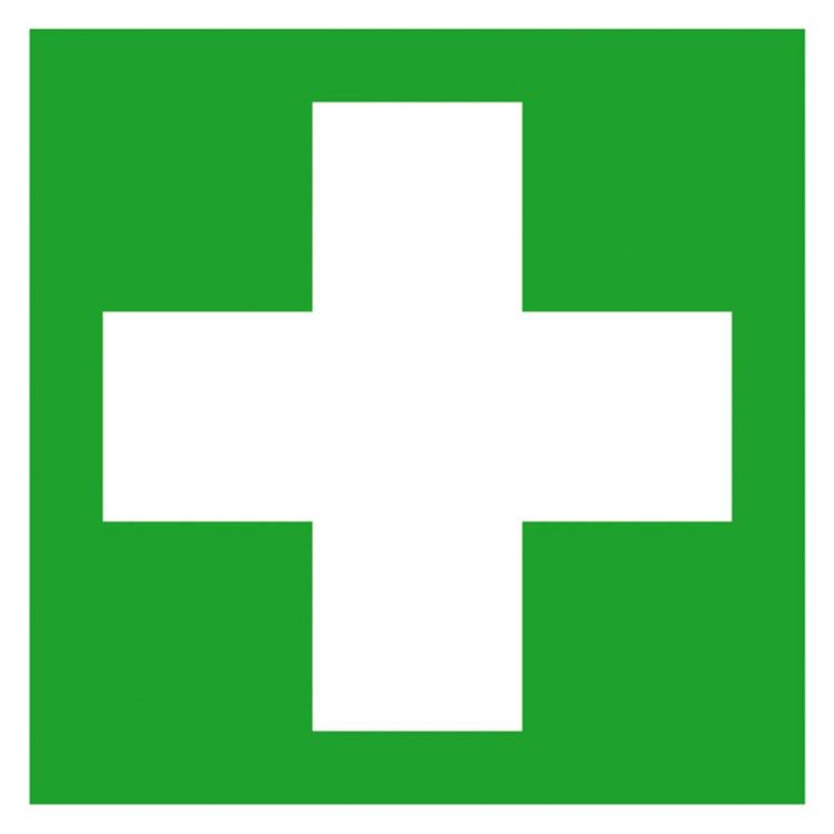 Produktbild: SafetyMarking 38.0057 Hinweisschild Erste Hilfe Folie selbstklebend (B x H) 150 mm x 150 mm ISO 7010 1 St.