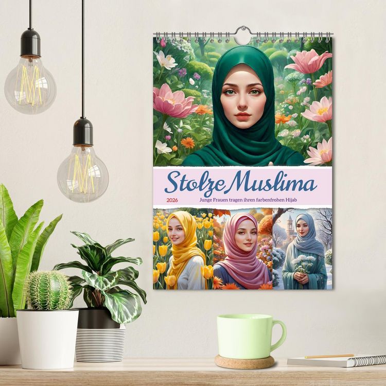 Produktbild: Stolze Muslima (Wandkalender 2026 DIN A4 hoch), CALVENDO Monatskalender