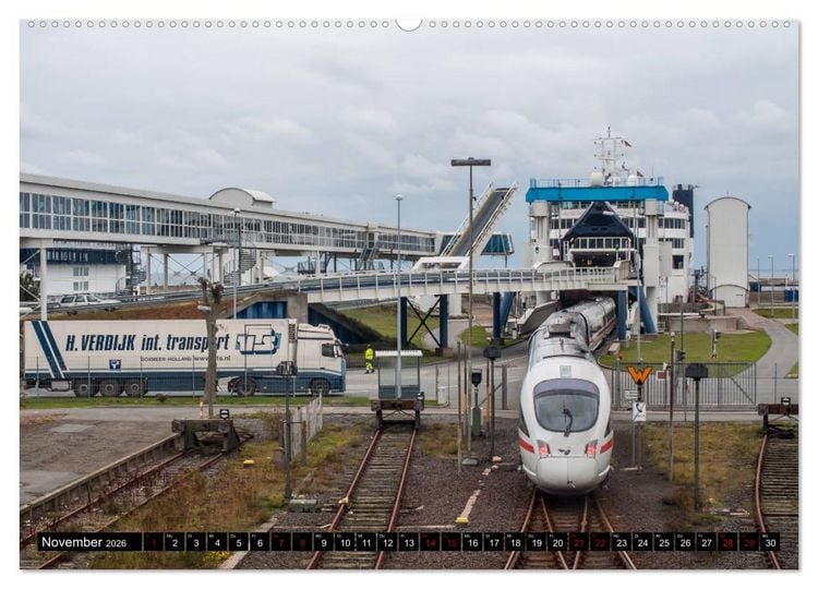 Produktbild: Norddeutsche Eisenbahnen (Wandkalender 2026 DIN A2 quer), CALVENDO Monatskalender