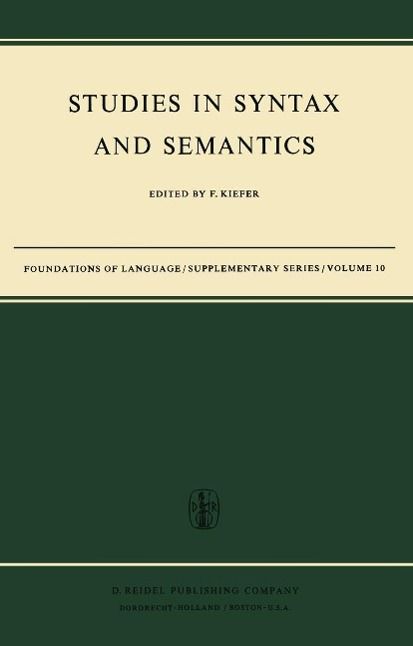 Produktbild: Studies in Syntax and Semantics