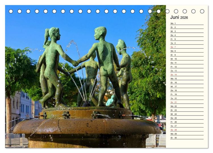 Produktbild: Zwickau - Stadt an der Mulde (Tischkalender 2026 DIN A5 quer), CALVENDO Monatskalender