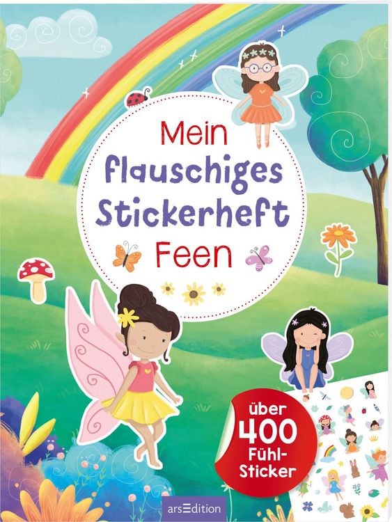 Produktbild: Mein flauschiges Stickerheft &ndash; Feen