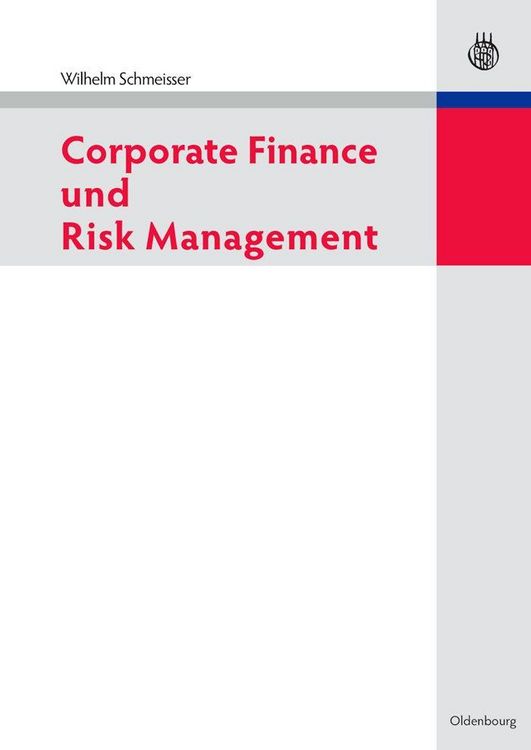 Produktbild: Corporate Finance und Risk Management