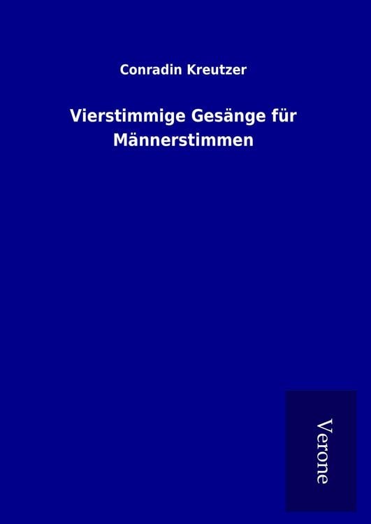 Produktbild: Vierstimmige Ges&auml;nge f&uuml;r M&auml;nnerstimmen
