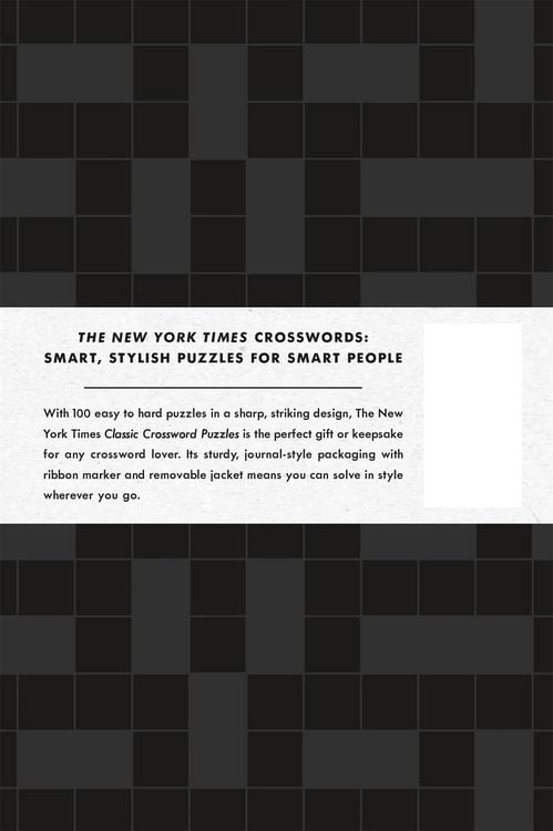 Produktbild: The New York Times Classic Crossword Puzzles (Black and White)