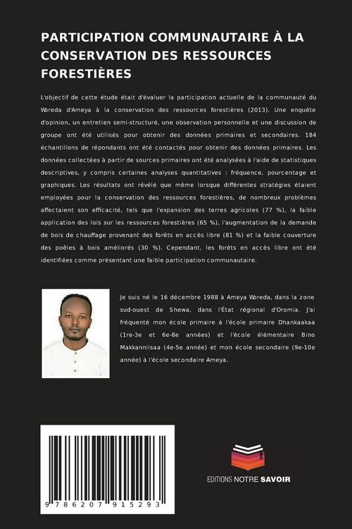 Produktbild: Participation Communautaire &Agrave; La Conservation des Ressources Foresti&egrave;res