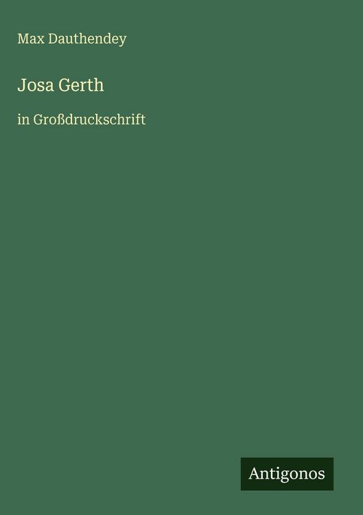 Produktbild: Josa Gerth