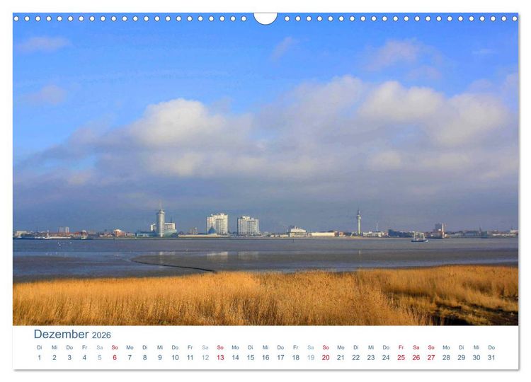 Produktbild: Bremerhaven 2026. Impressionen aus den Havenwelten (Wandkalender 2026 DIN A3 quer), CALVENDO Monatskalender