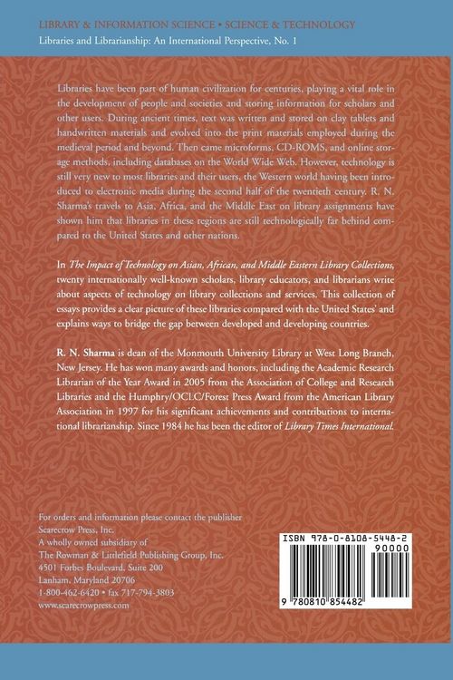 Produktbild: Impact of Technology on Asian, African, and Middle Eastern Library Collections